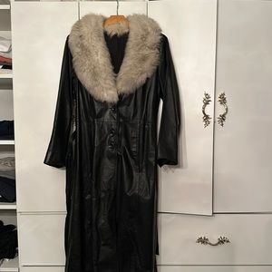 Vintage leather coat